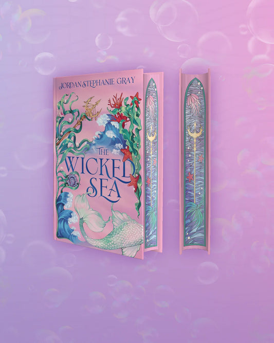 The Wicked Sea; Jordan Stephanie Grey | Perfectly Edged Sprayed Edge Hardcover Edition