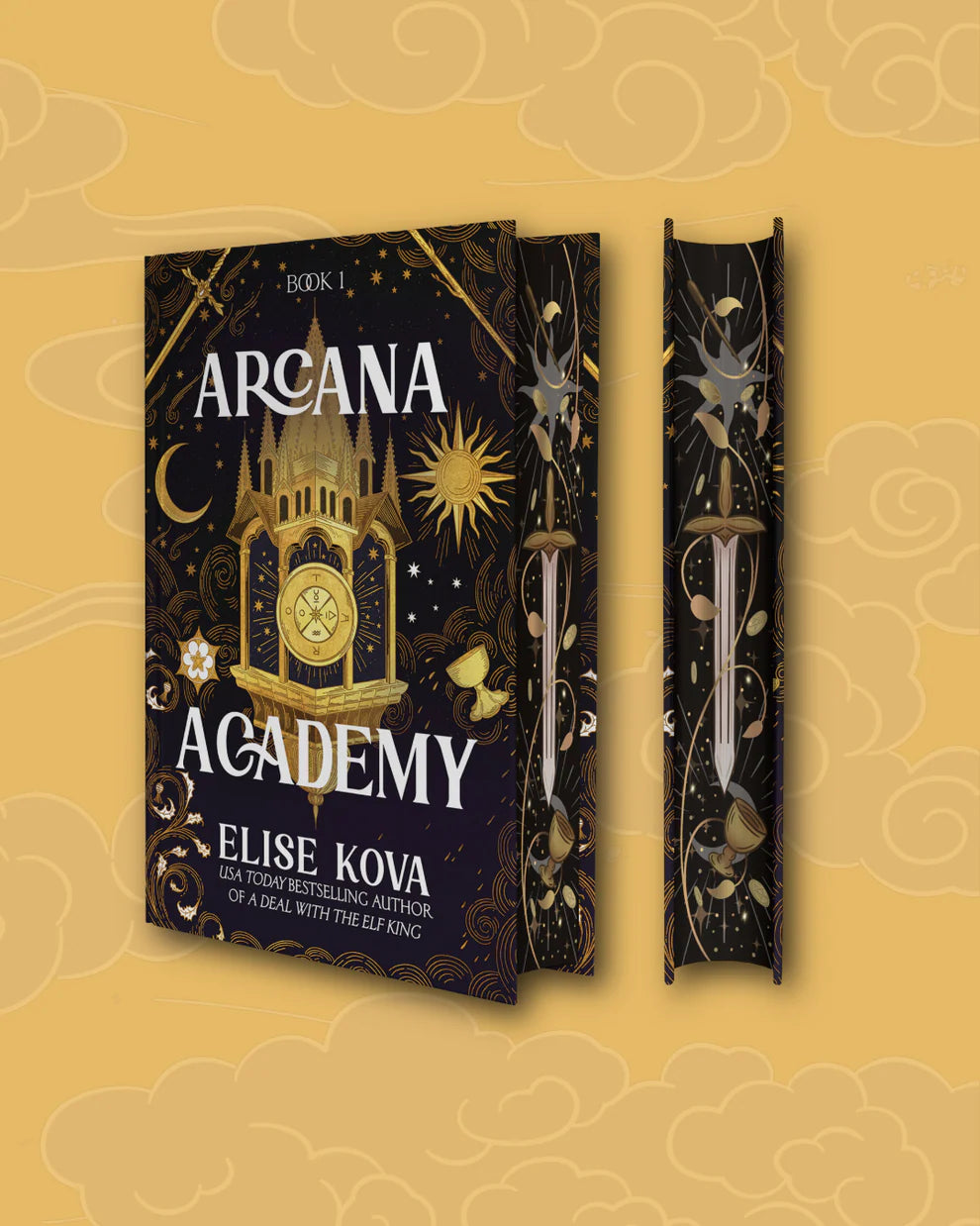 Arcana Academy; Elise Kova | Perfectly Edged Sprayed Edge Hardcover Edition