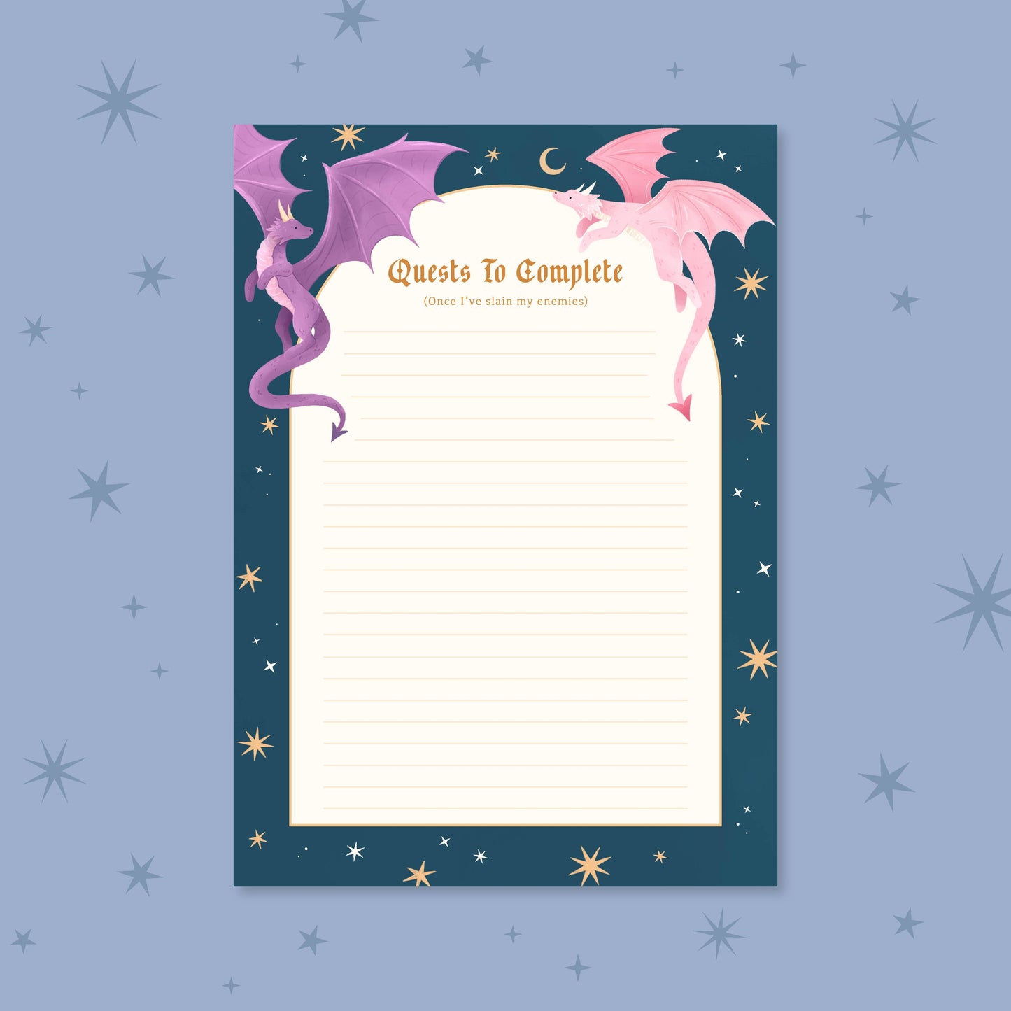 Dragon Notepad | Literature Stationery Gifts, Fantasy Books