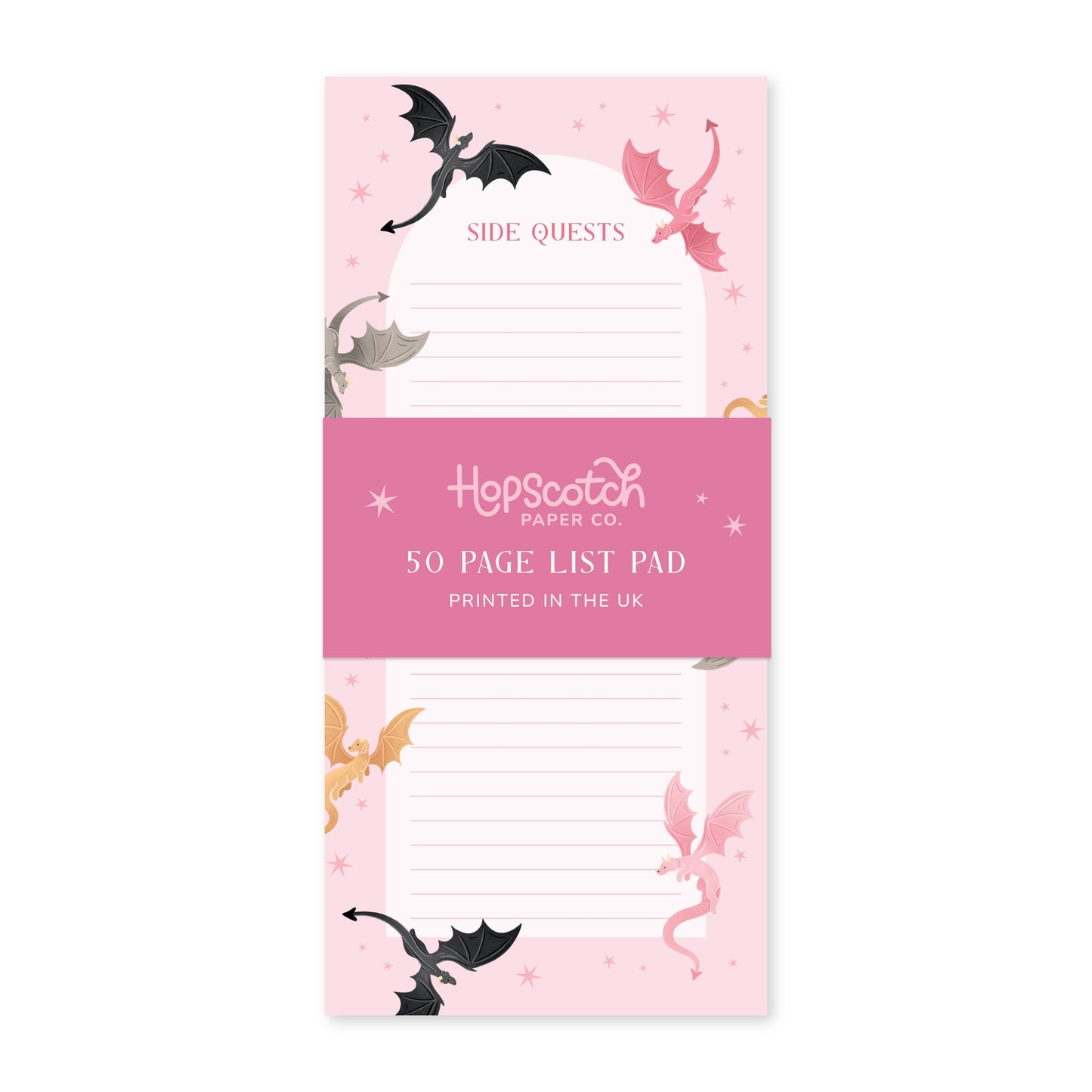 Side Quests List Pad | Fantasy Stationery Gifts