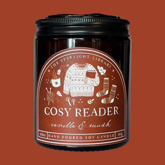 Cosy Reader Hand Poured Candle | Scented Candle Gift For Readers