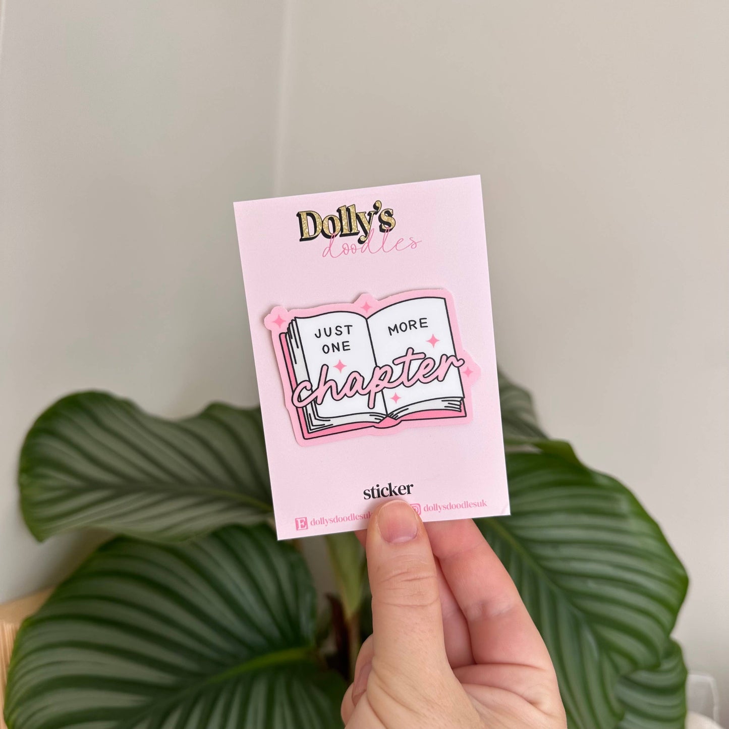 One More Chapter | Sticker Bookworm Reading Gift