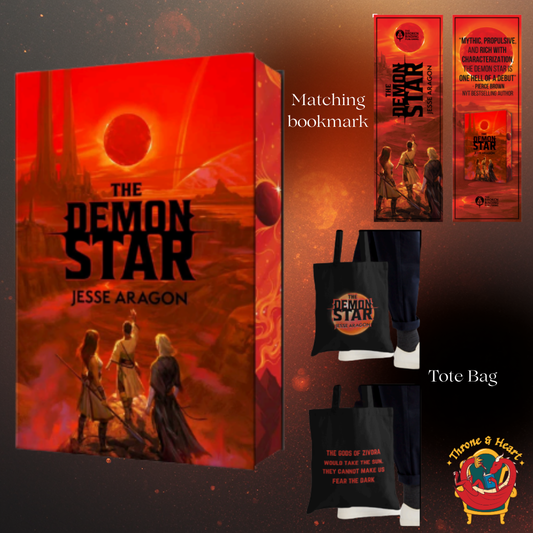 The Demon Star; Jesse Aragon | Deluxe Signed Hardcover Sprayed Edge Edition with Tote Bag and Bookmark
