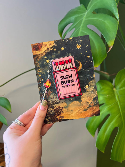 Slow Burn Kindle/Phone Grip Holder | Romance Romantasy Book Lover Gift