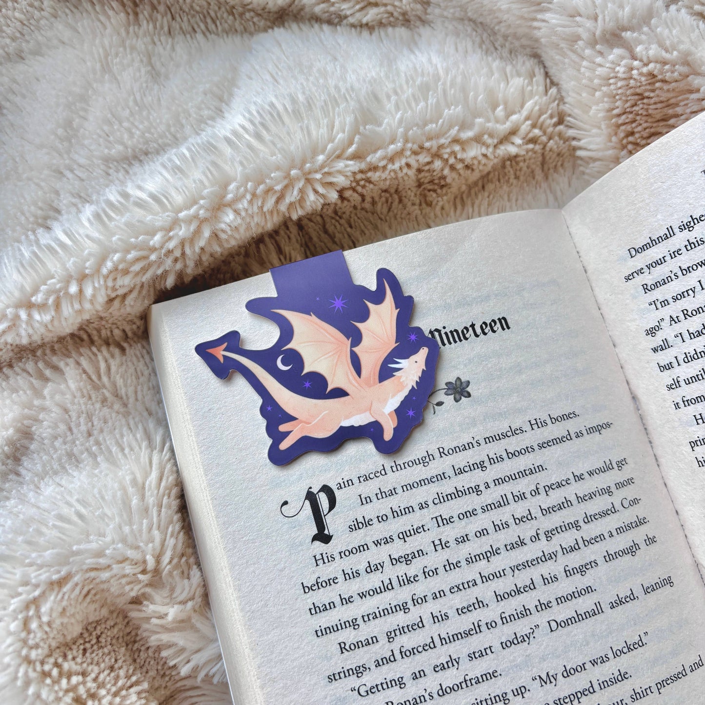 Gold Dragon Magnetic Bookmark | Fantasy Literary Gifts