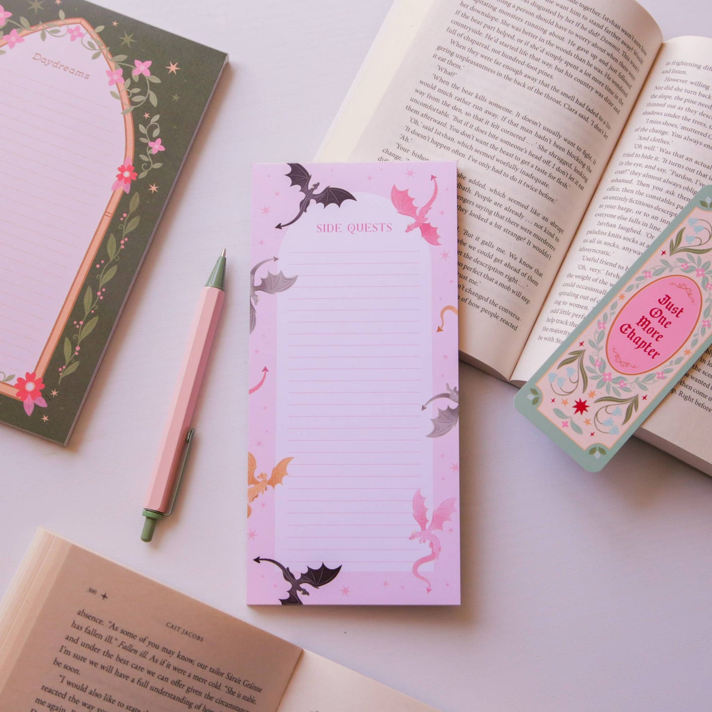 Side Quests List Pad | Fantasy Stationery Gifts