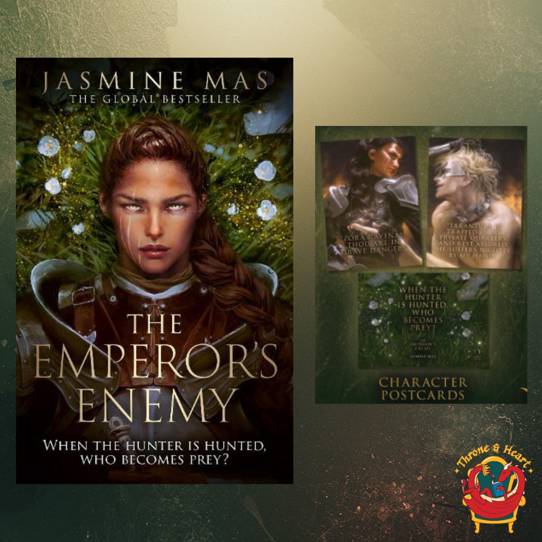 The Emperor's Enemy; Jasmine Mas | Hardcover Edition with Character Postcard (Unsurvivable Love Duet Book 1) (pre-order)