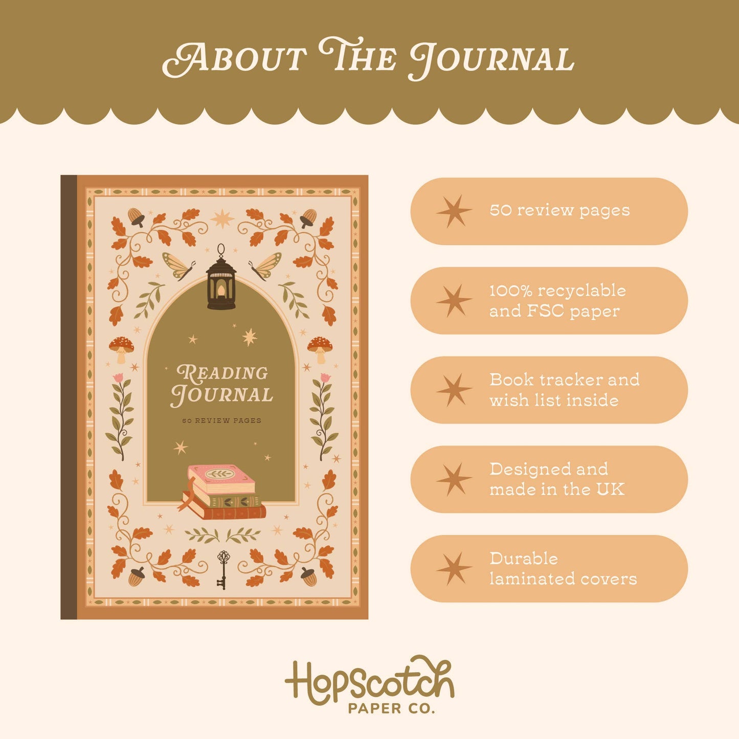 Cosy Season Reading Journal | Book Review Notebook