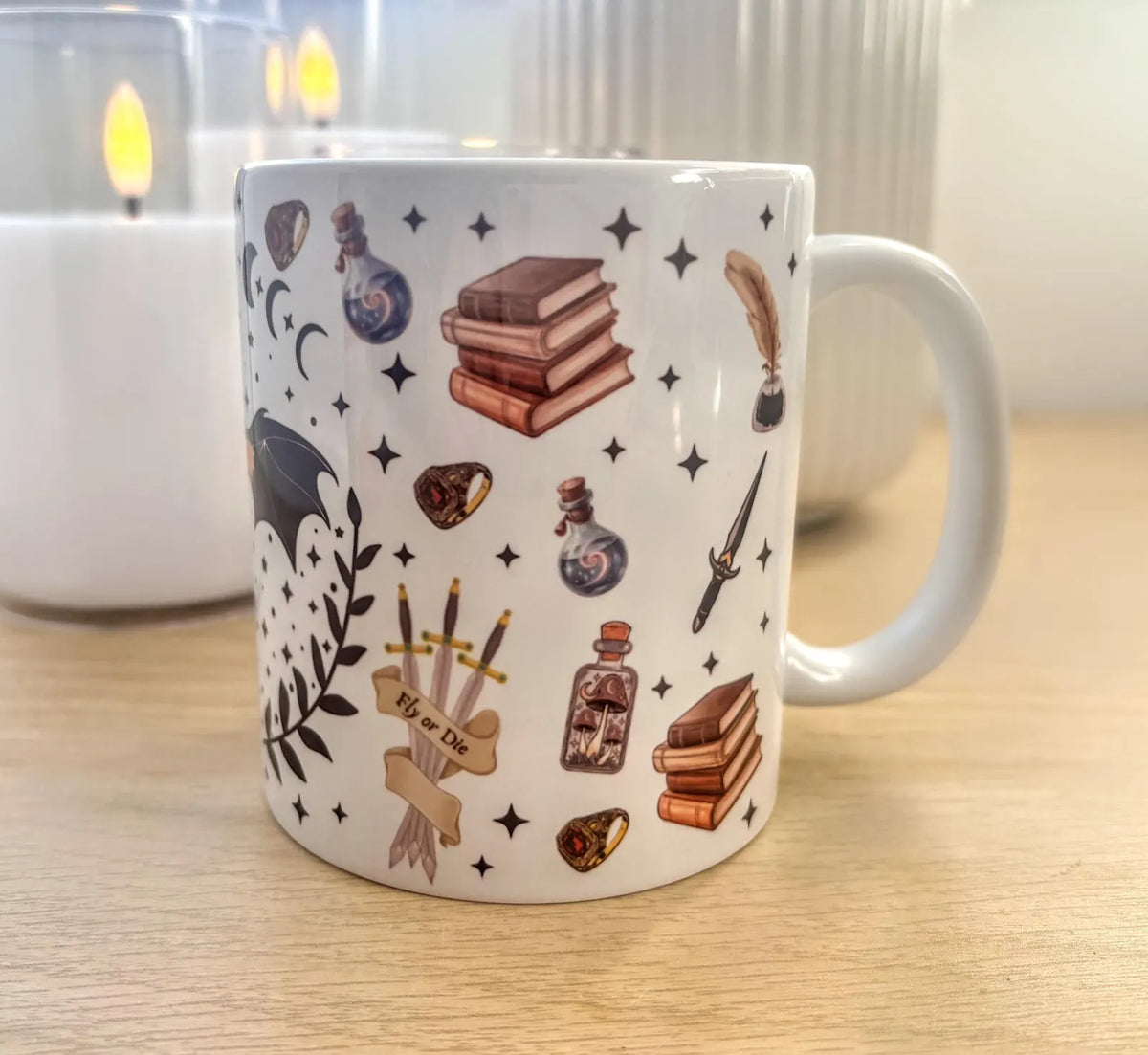 Fourth Wing Inspired Mug | Cosy Reader Gift