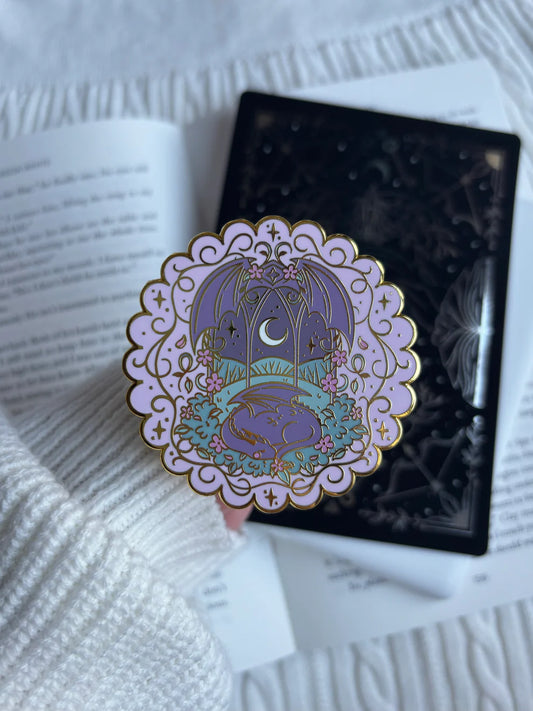 Sleeping Fantasy Dragon E-Reader Grip | Reader Gift Accessory