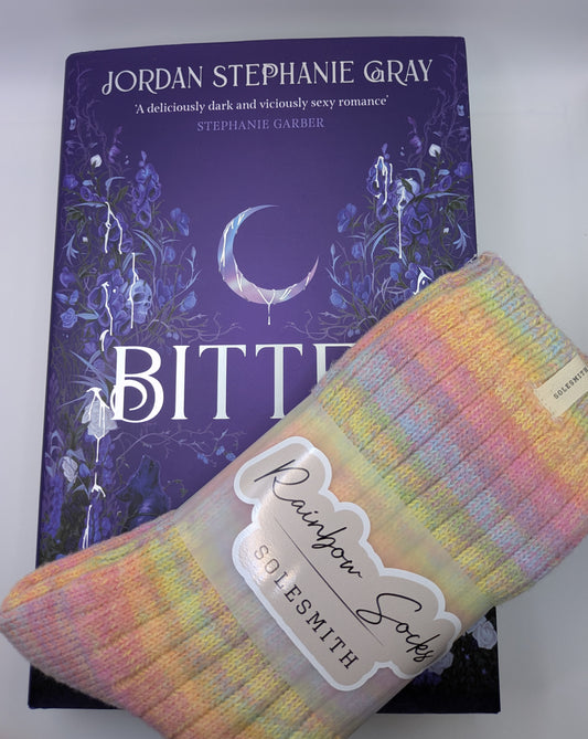 Rainbow Reader Socks | Colourful Cosy Socks for Book Lovers