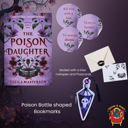 The Poison Daughter; Sheila Masterson | Deluxe Sprayed Edge Hardcover Edition with Exclusive Stickers, Bookmark and Postcard (pre-order)