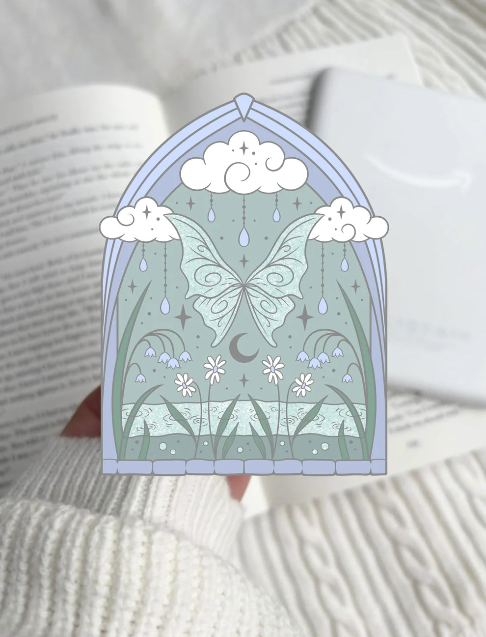 Rain Fairy E-Reader Grip | Reader Gift Kindle Accessory