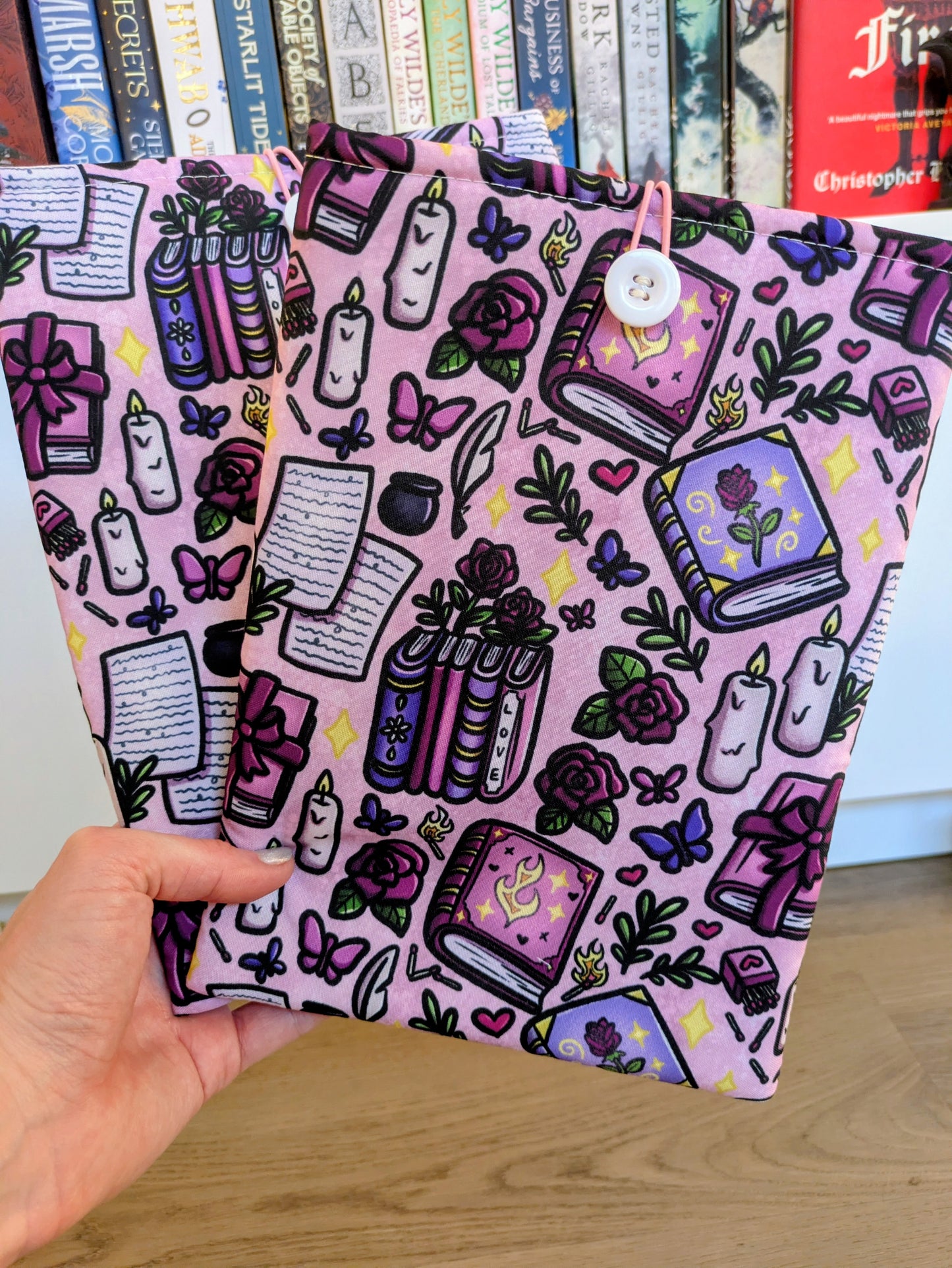 Whimsical Slow Burn Book/Kindle Sleeve | Padded Protective Sleeve for Kindle or Book