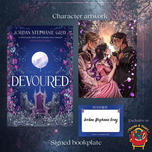 Devoured; Jordan Stephanie Gray | Hardcover Edition with Artwork and Signed Bookplate (Bitten Book 2) (pre-order)