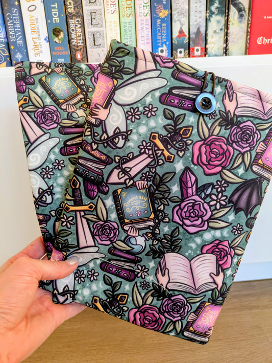 Romantasy Book/Kindle Sleeve | Padded Protective Sleeve for Kindle or Book