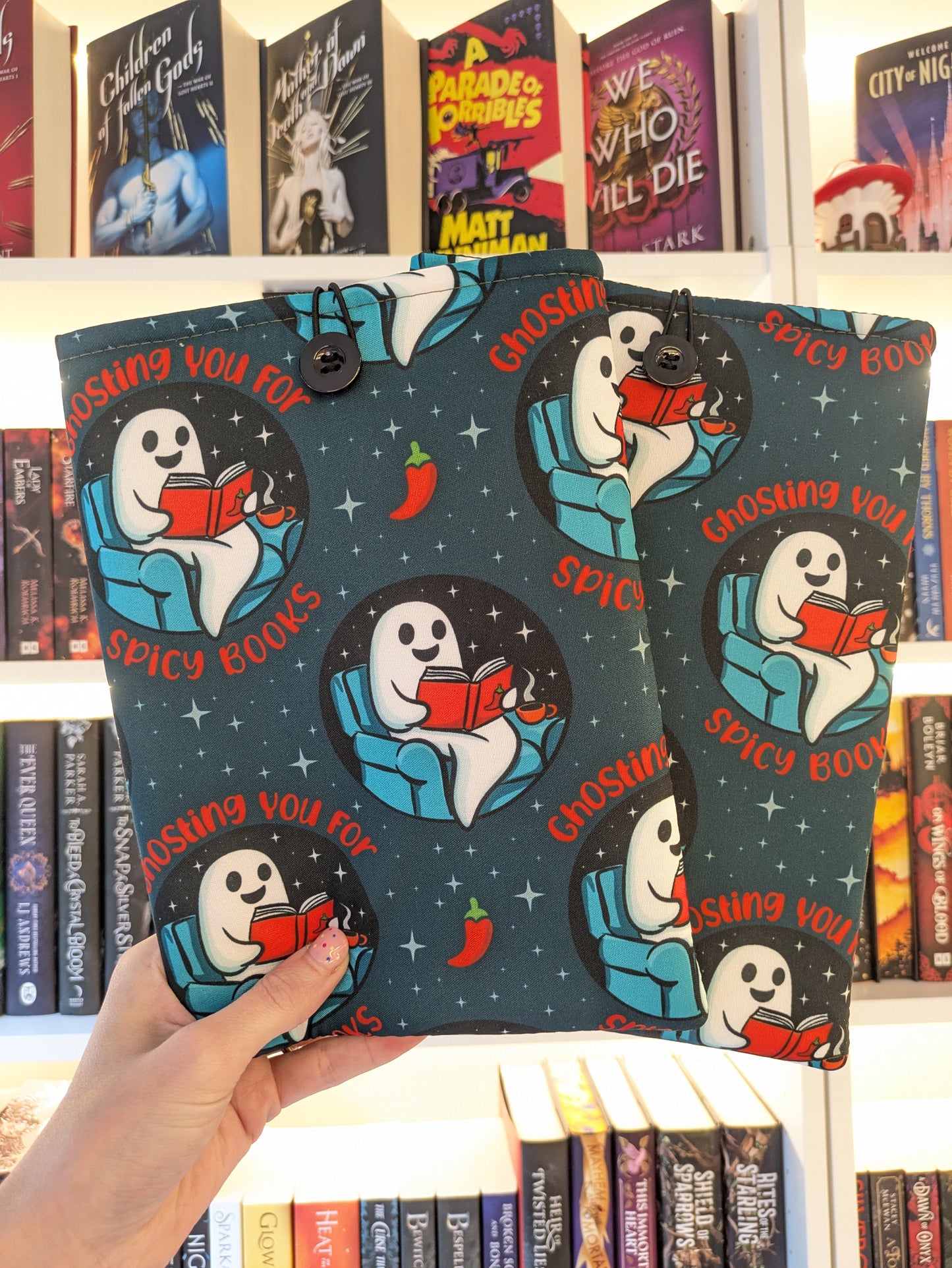 Ghosting You for Spicy Books Book/Kindle Sleeve | Padded Protective Sleeve for E-reader or Book
