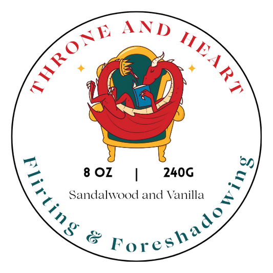 Flirting & Foreshadowing | Romance and Romantasy Book Lover Candle