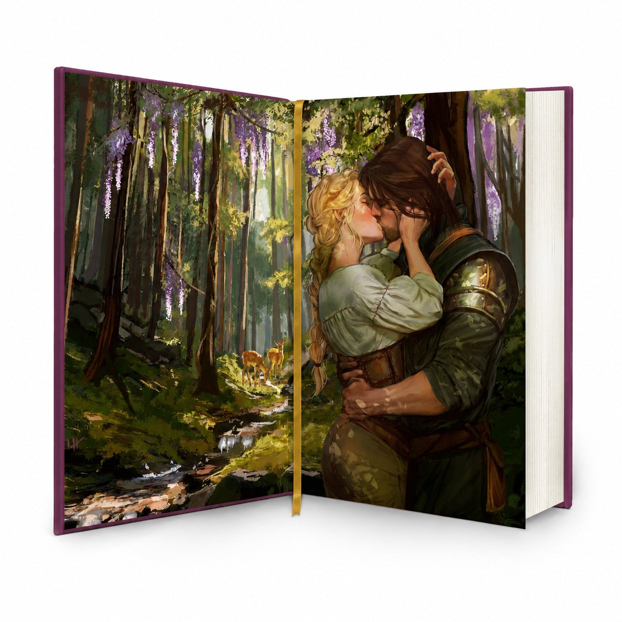 Kiss of the Black Flame; Helen Scheuerer | Hardcover Bookbinder's Edition with Signed Bookplate and Artwork (The Bookbinder's Bargain Book 1) (pre-order)