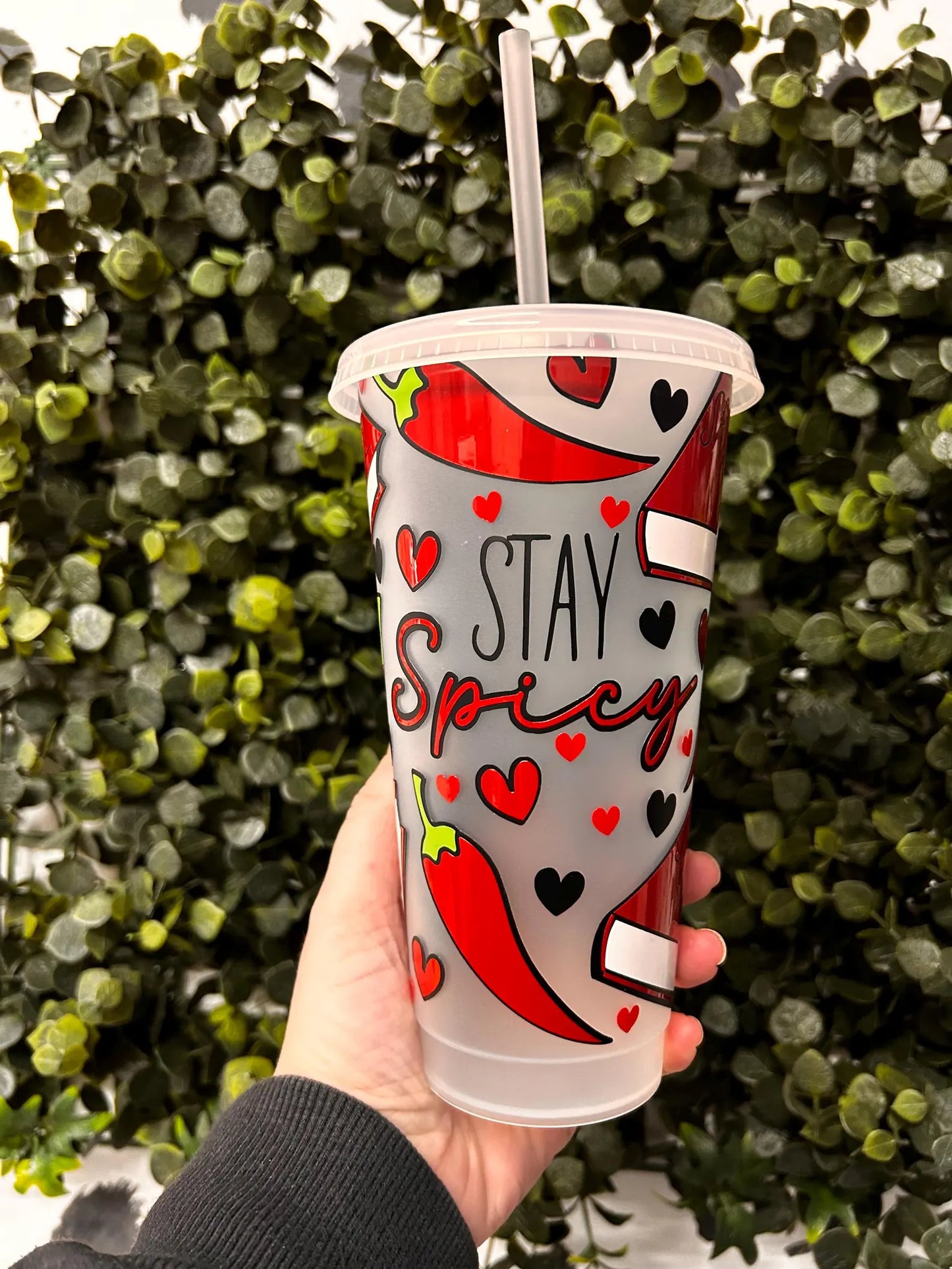 Stay Spicy Cold Cup | Reusable Cosy Reader Cup