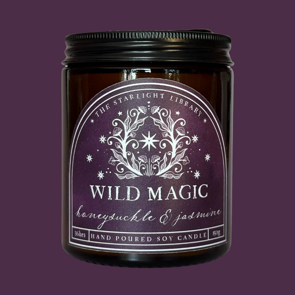 Wild Magic Hand Poured Candle | Scented Candle Gift For Readers