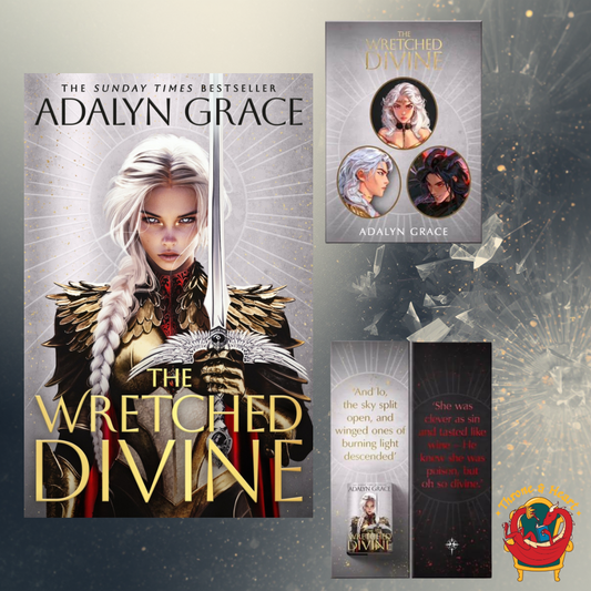 The Wretched Divine; Adalyn Grace | Hardcover Edition with Artwork Stickers and Matching Bookmarks